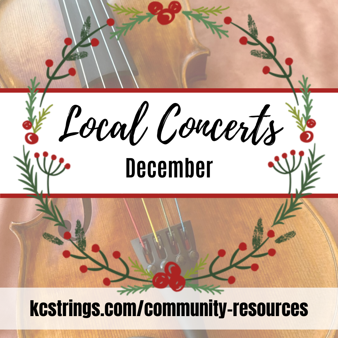 Local String Concerts December 2022 K.C. Strings