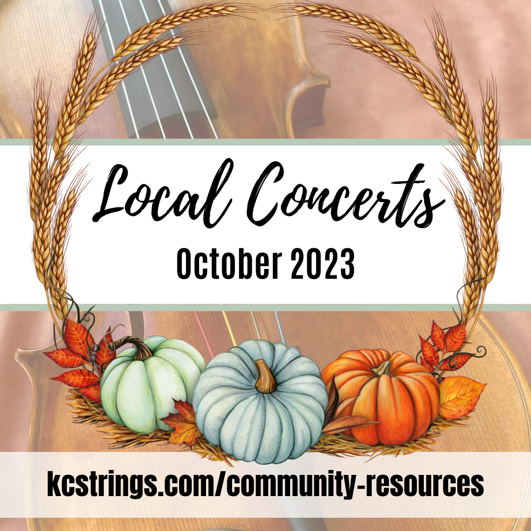 Local String Concerts - October 2023 – K.C. Strings