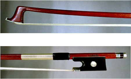 John Brasil Violin Bow - Nickel Mount
