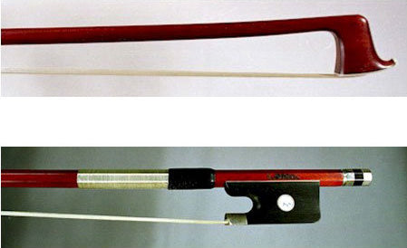 John Brasil Viola Bow - Nickel Mount